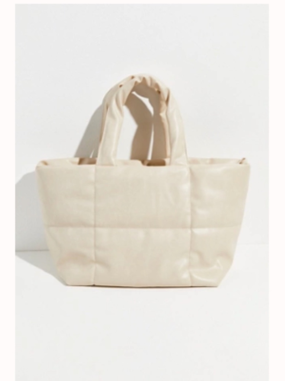Free People Cloud Commuter Tote in Bone/Ivory, Cloud 9 Tote
